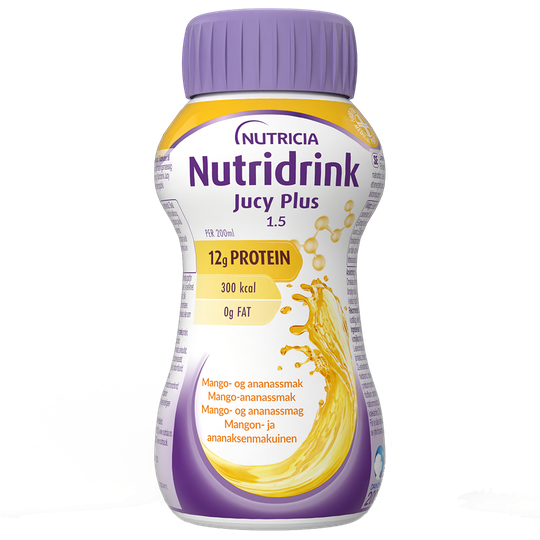 Nutridrink Jucy Plus mango-ananas 4x200 ml