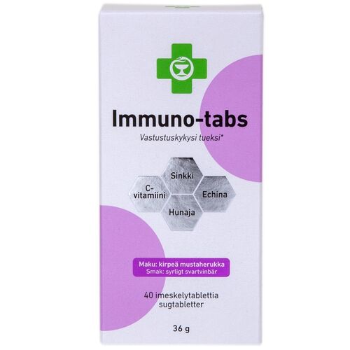 Apteekki Immuno-tabs 40 tablettia
