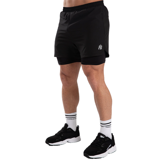 Cortez 2-In-1 Shorts, Black