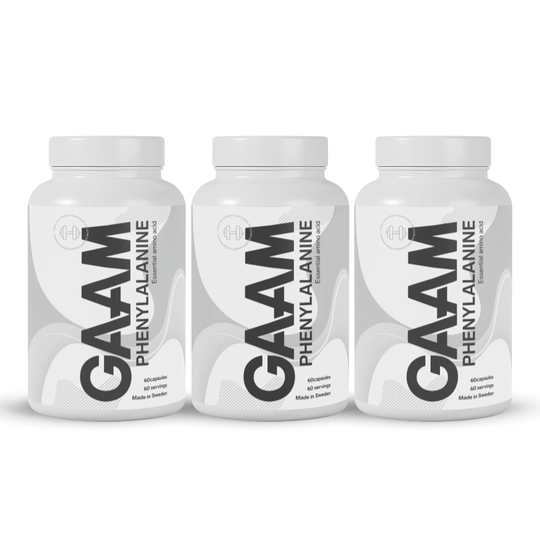 3 X Gaam Phenylalanine 60 Caps