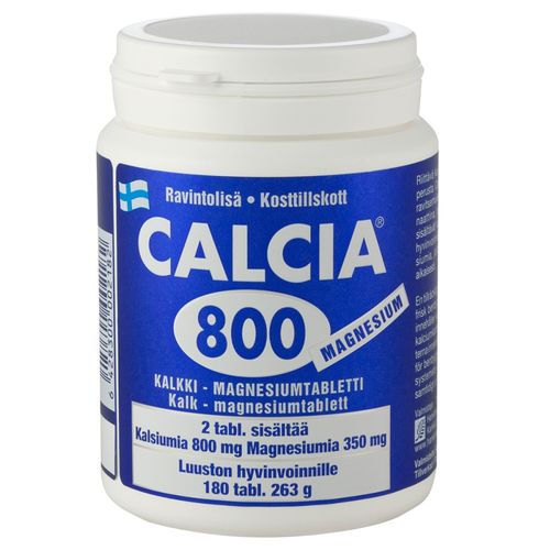 Calcia 800 Magnesium 180 tablettia