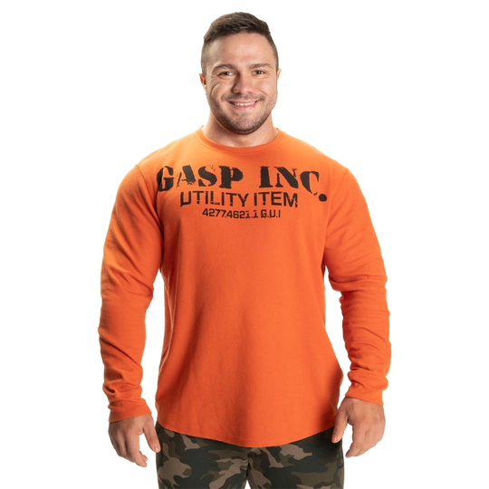 Gasp Iron Thermal Gym Sweater Flame