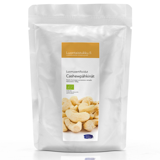 Luomu Cashewpähkinä