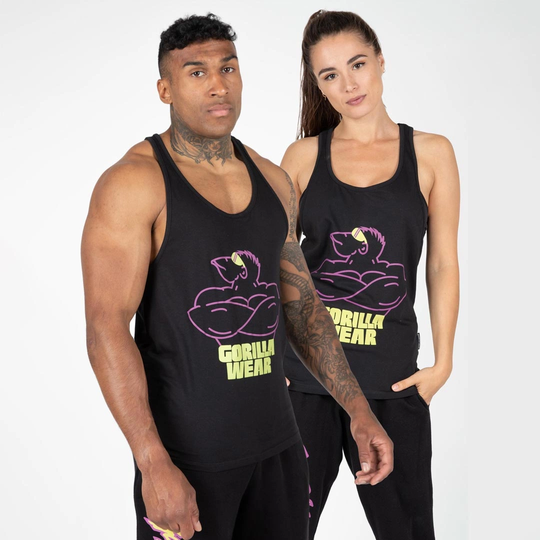 Gorilla Wear Legacy Stringer Black Xxl