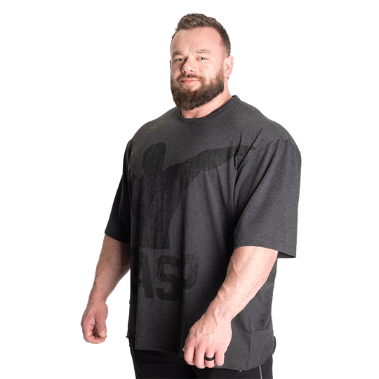 Archer Iron Tee, Dark Grey Melange