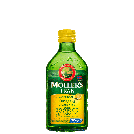 Möllerin Tran turskanmaksaöljy, 250ml