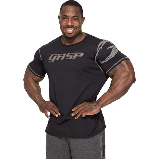 Gasp Pro Logo Tee Washed Black Xxl