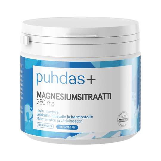 Puhdas+ Magnesium 250 mg +33% 200 g