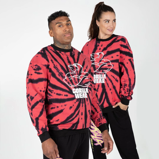 Gorilla Wear Legacy Oversized Sweatshirt Red/black M