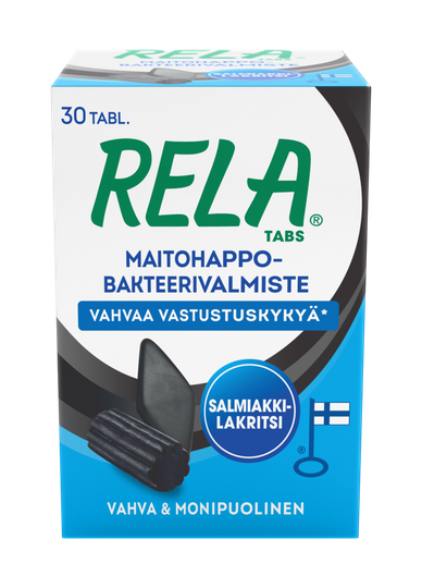 Rela Tabs Salmiakki-Lakritsi 30 tabl