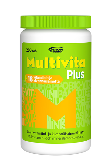 Multivita Plus monivitamiini 200 tabl