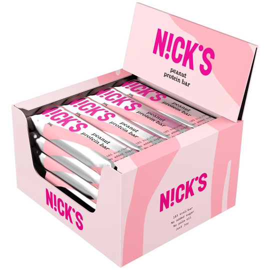 12 X Nicks Protein Bar 50 G Peanut
