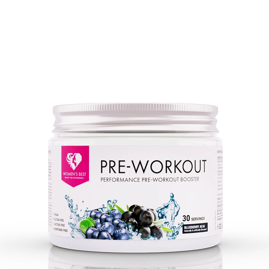 Womens Best Pre Workout Booster 300 G Blueberry Acai