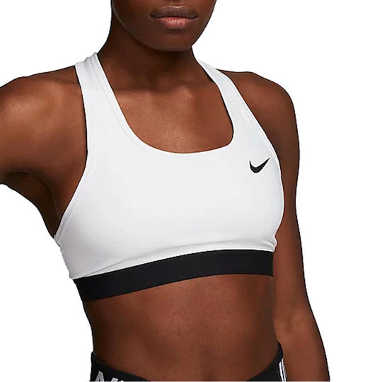 Nike Swoosh Bra White Xs