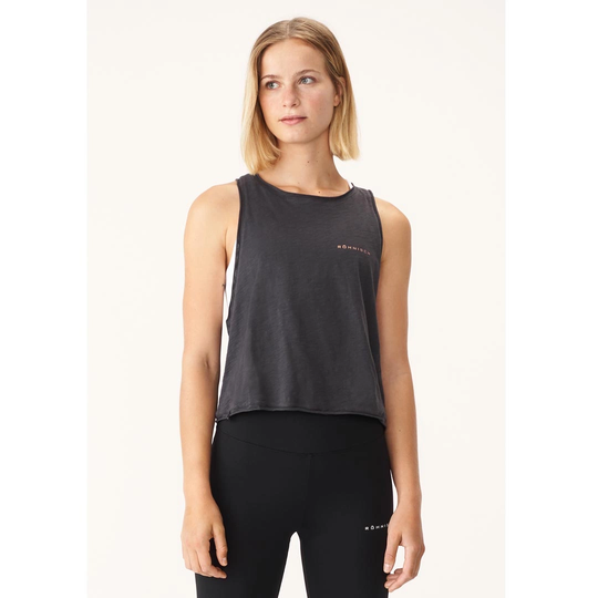Röhnisch Slub Loose Singlet Obsidian Black M