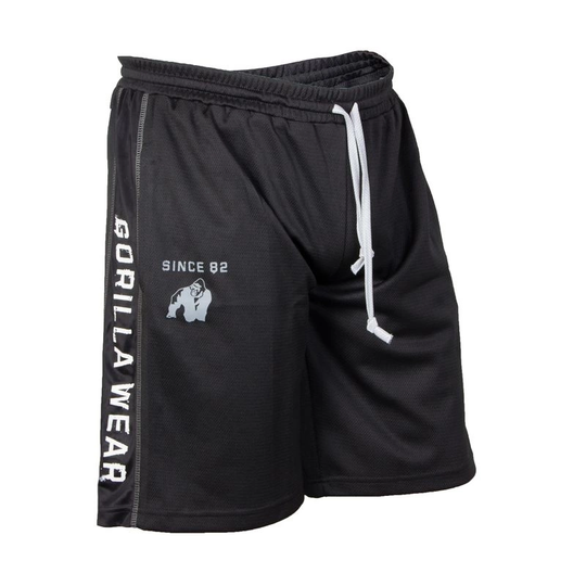 Gorilla Wear Functional Mesh Shorts Svart/vit L/xl