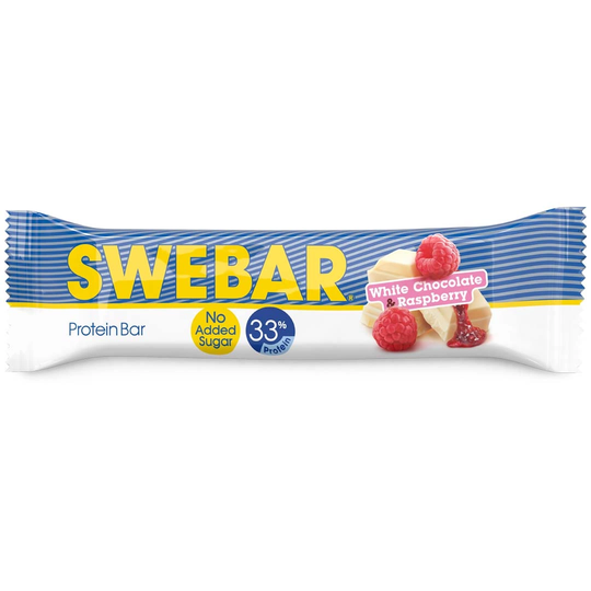 Dalblads Swebar No Added Sugar 50 G White Choco Raspberry