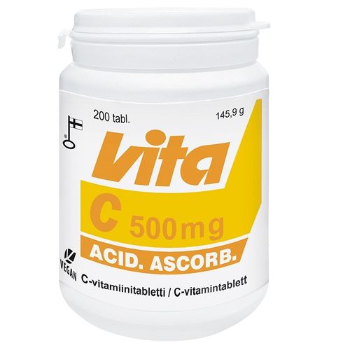 Vita-C 500 mg 200 tablettia