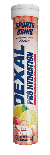 Dexal Pro Hydration strawberry-citrus+magnesiumsitraatti 18 poretabl