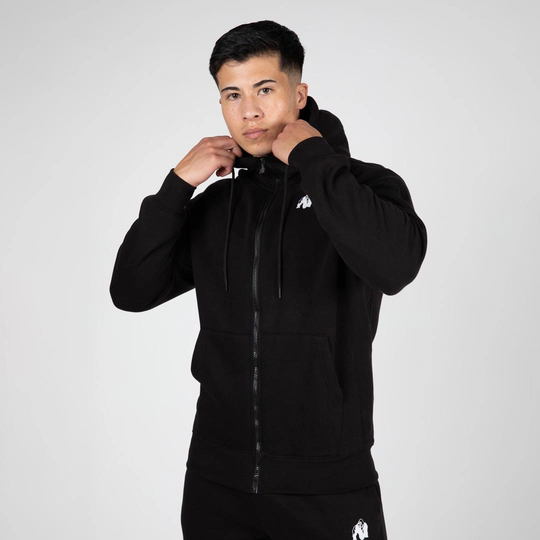 Gorilla Wear Kennewick Zipped Hoodie Black Xl