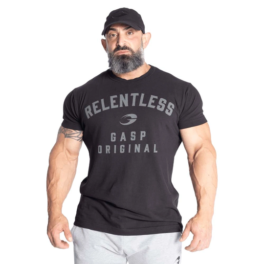 Gasp Relentless Skull Tee Washed Black M