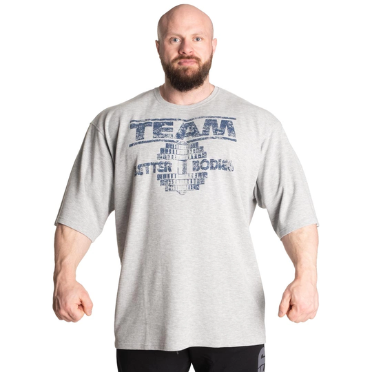 Better Bodies Team Iron Thermal Tee Grey Melange Xxl