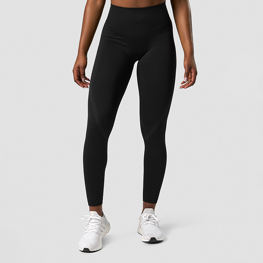 Impact Seamless V-shape Tights, Black