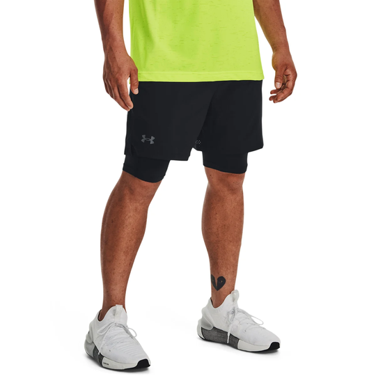 Vanish Woven 2-in-1 Shorts Musta