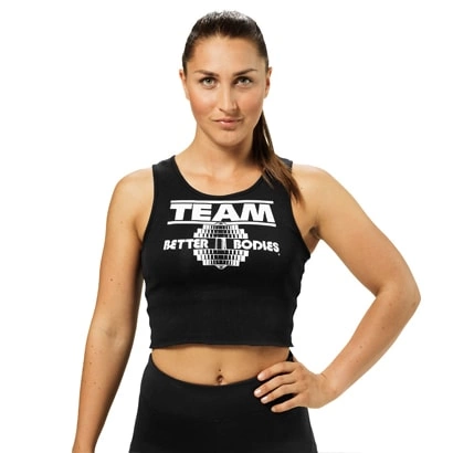 Better Bodies Team Bb Rib Tank Black