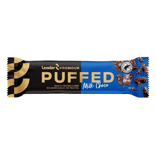 Leader Promour Puffed 40 G Milk Choco