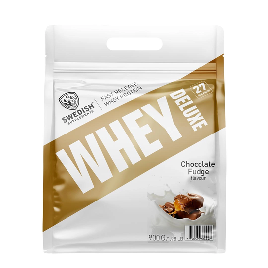 Swedish Supplements Whey Protein Deluxe 900 G Chocolate Fudge