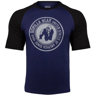 Gorilla Wear Texas T-shirt Navy & Black M