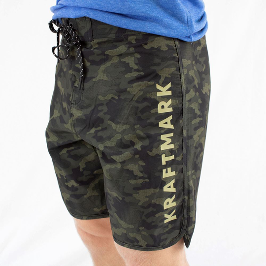 Kraftmark Boards shorts camo green but