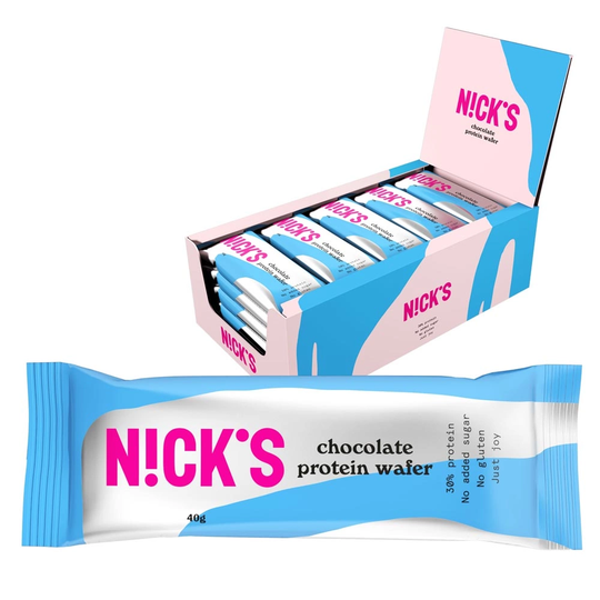 24 X Nicks Protein Wafer 40 G Chocolate