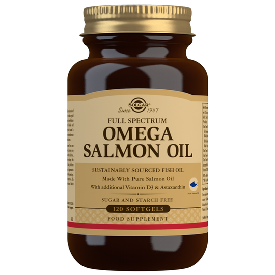 Solgar Full Spectrum Omega Salmon Oil, 120 softgels