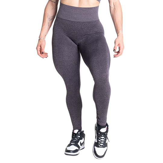 Curve Scrunch Leggings, Black Melange