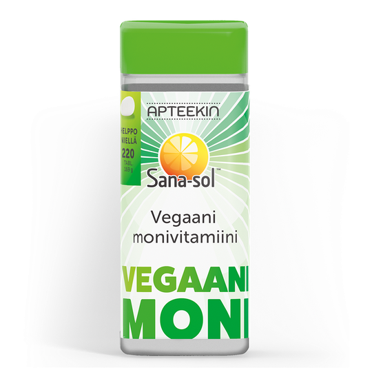 Apteekin Sana-sol Vegaani monivitamiini 220 tabl