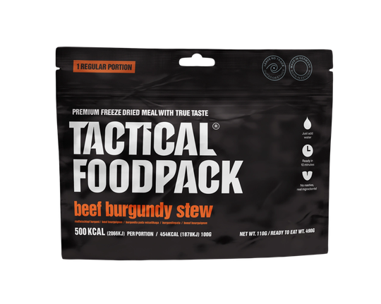 Tactical Foodpack Beef Burgundy Stew 110g