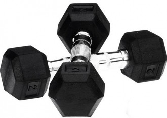 *Poistoerä* Body-Solid Hexagon kiinteät käsipainot 2x37,5 kg
