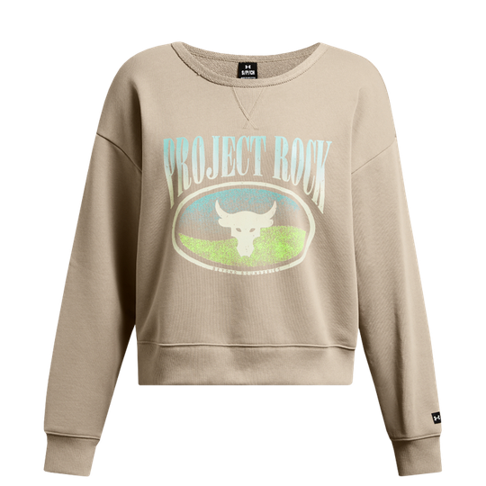 Project Rock HW Terry Longsleeve, Taupe