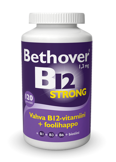 Bethover Strong B12-vitamiini 120 tabl