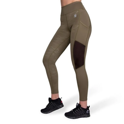 Gorilla Wear Savannah Mesh Tights Army Green Camo Xl