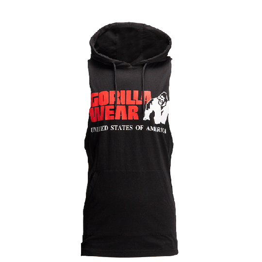 Rogers Hooded Tank Top, Black