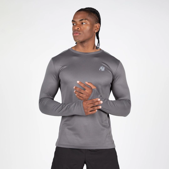 Gorilla Wear Washington Long Sleeve Grey Xxxl