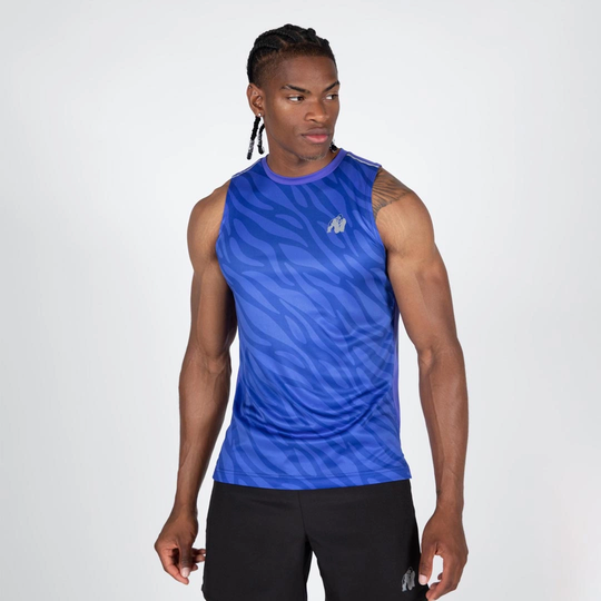 Gorilla Wear Washington Tank Top Blue Xl