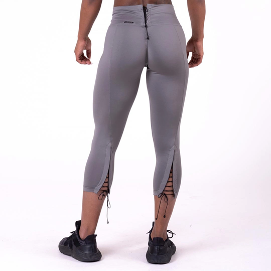 Nebbia Lace-up 7/8 Tights Metal L