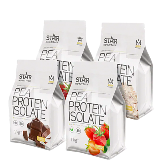 Pea Protein Isolate Mix & Match, 4 x 1 kg