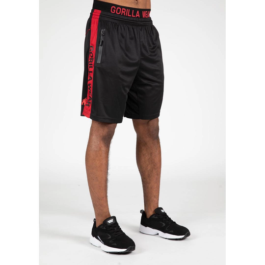 Gorilla Wear Atlanta Shorts Black/red L/xl