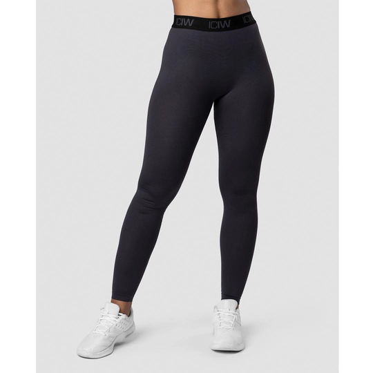 Icaniwill Define Logo Seamless Tights Black M