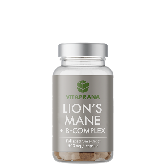 Lion's Mane + B-kompleksi 50 kapselia